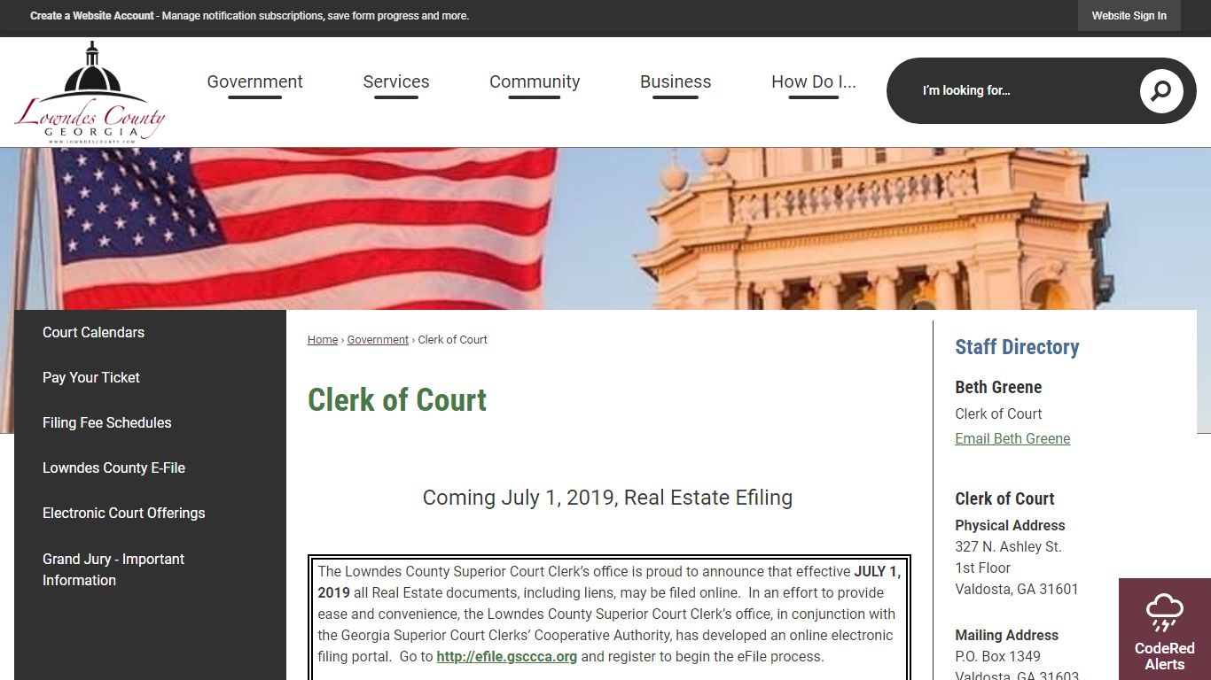 Clerk of Court | Lowndes County, GA - Official Website